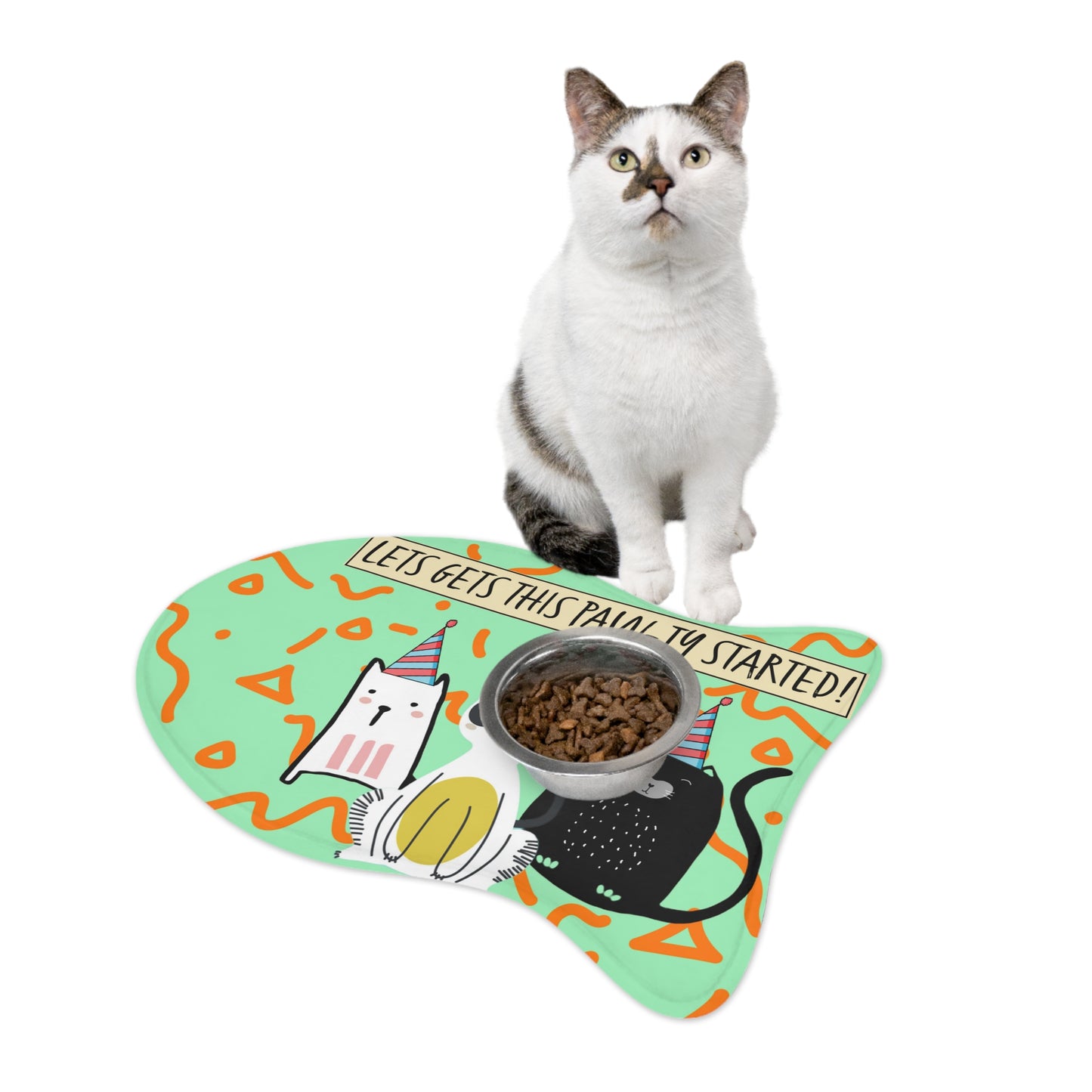 The Grub Rug (Cat Party Design)