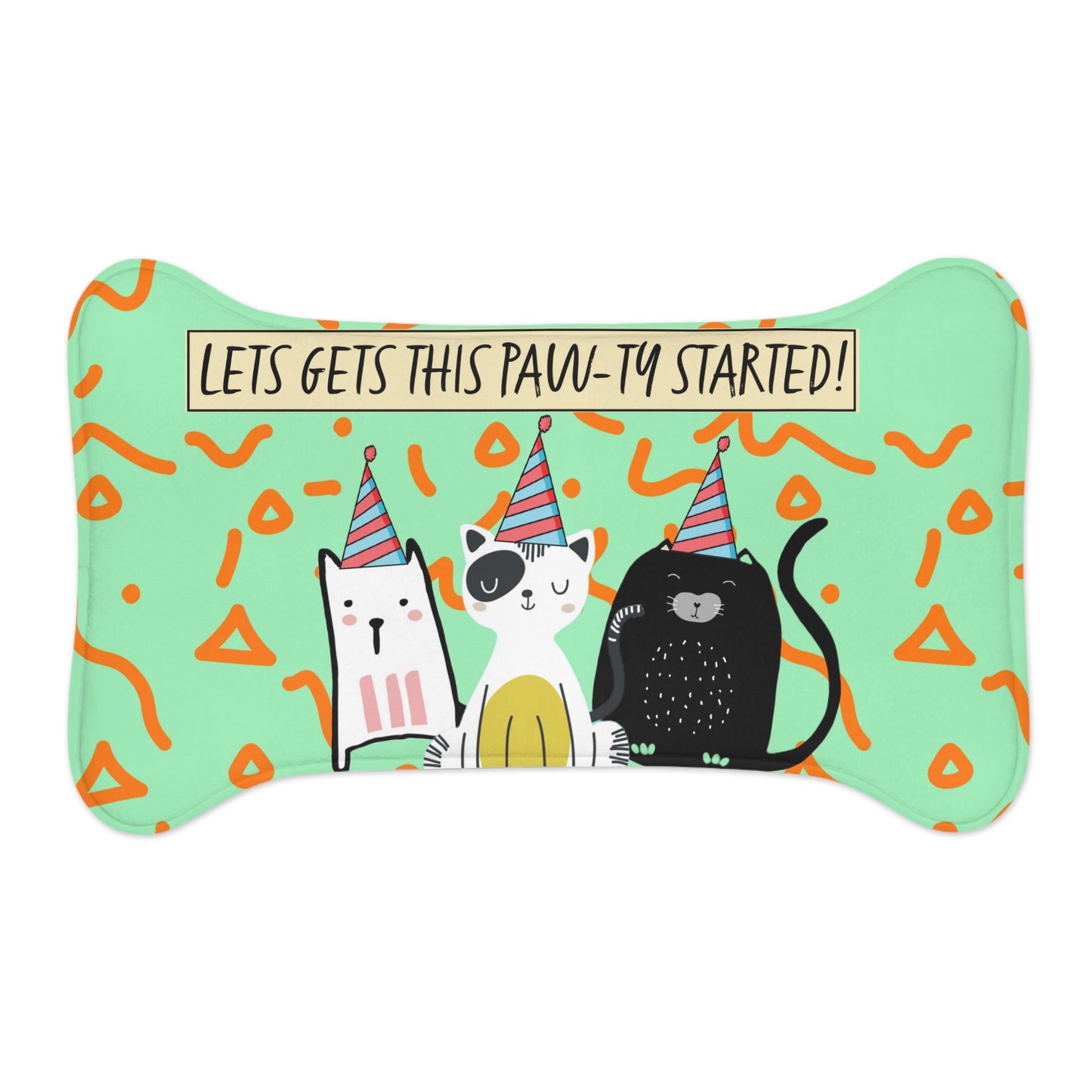 The Grub Rug (Cat Party Design)